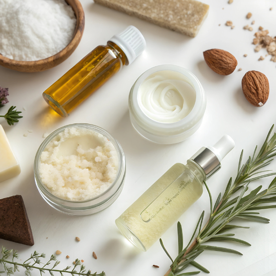 Productos de cosmética natural